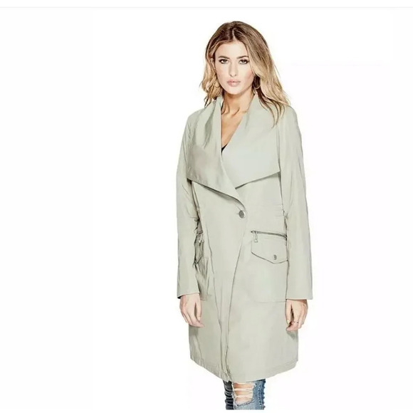 Guess Amber Moto Trench coat - Picture 3 of 6